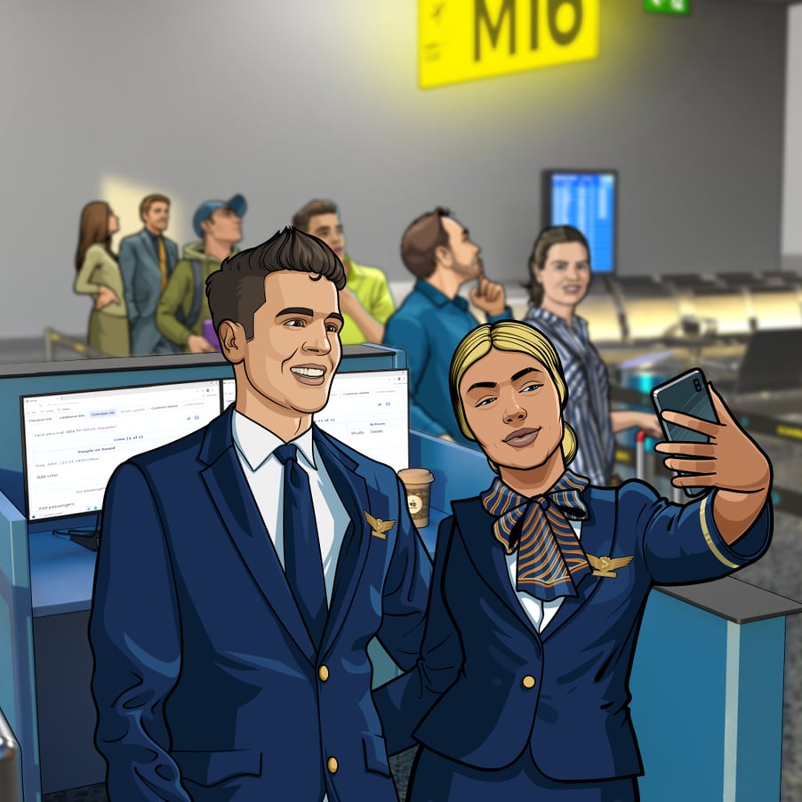 Information Security Awareness Training_cabin crew-gate-sensitive data