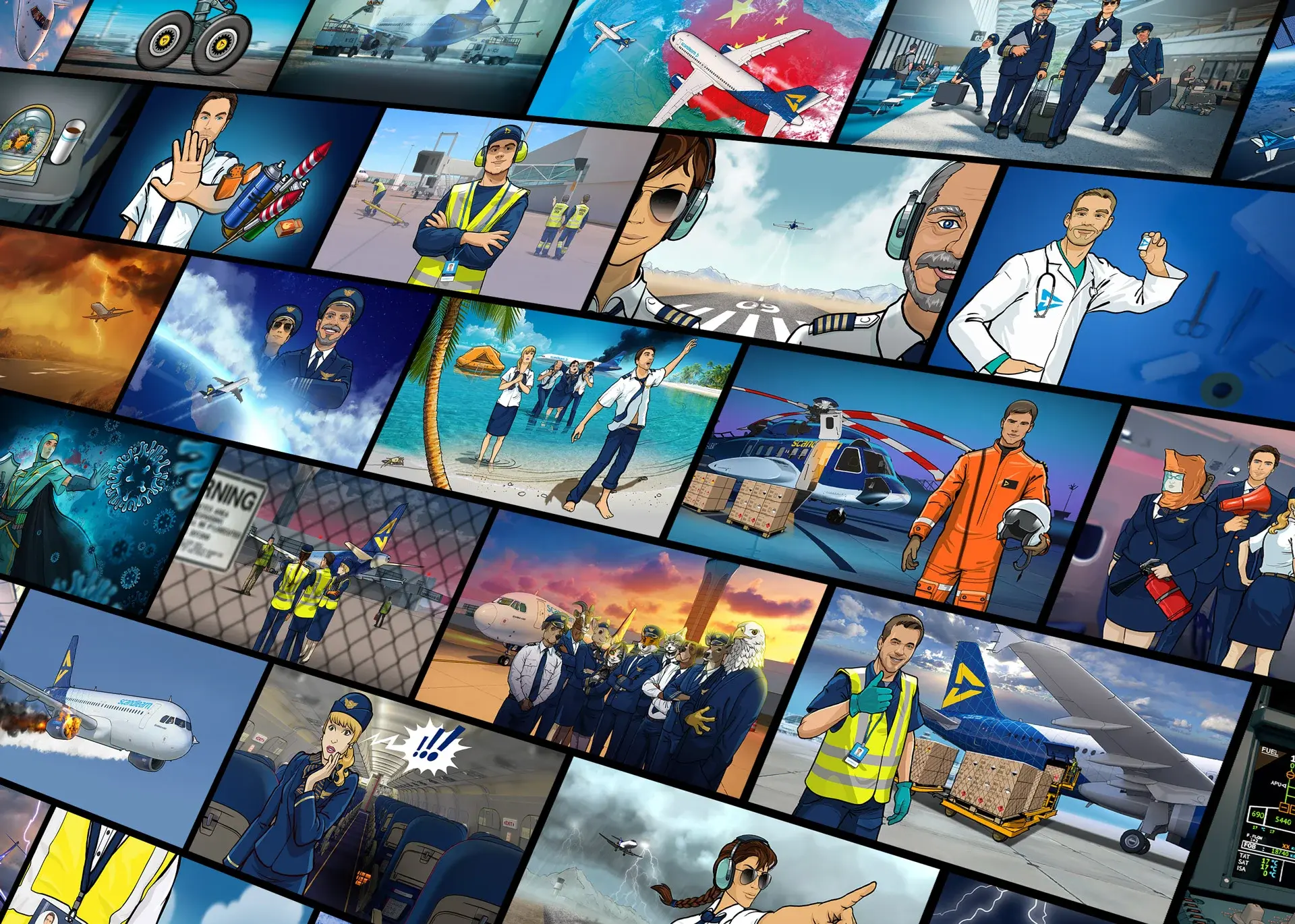 Scandlearn-aviation-training-website-course-library